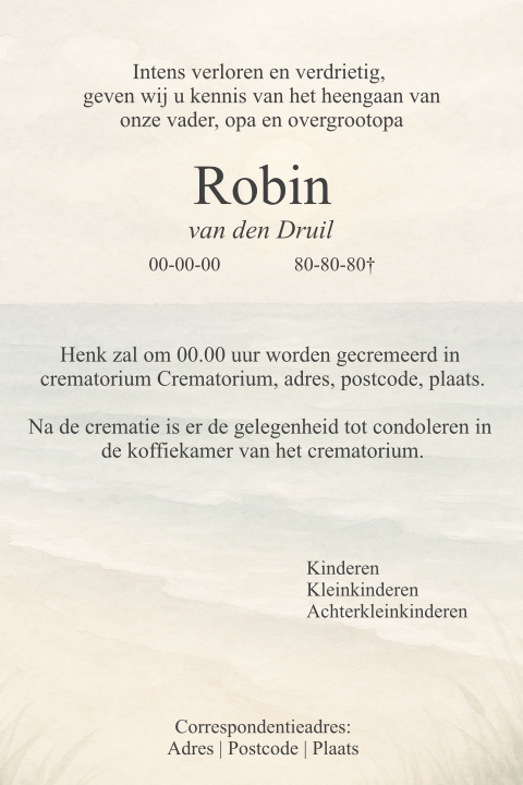 Kaart binnenkant