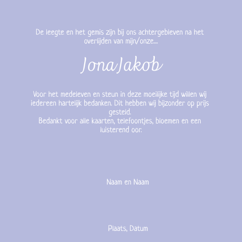 Kaart binnenkant
