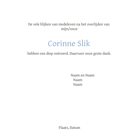 Kaart binnenkant