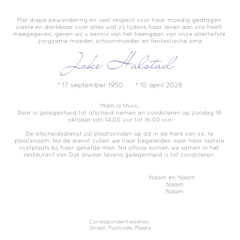 Kaart binnenkant