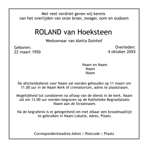 Kaart binnenkant