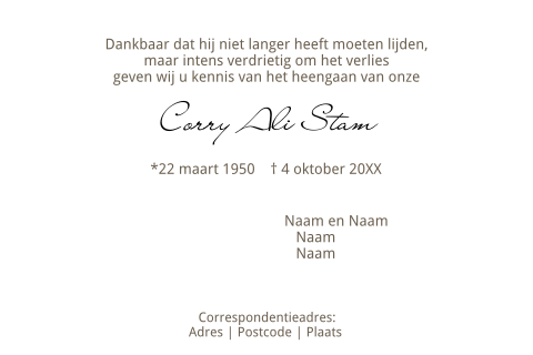 Kaart binnenkant