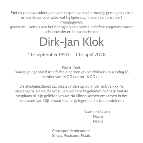 Kaart binnenkant