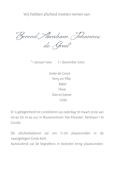 Kaart binnenkant