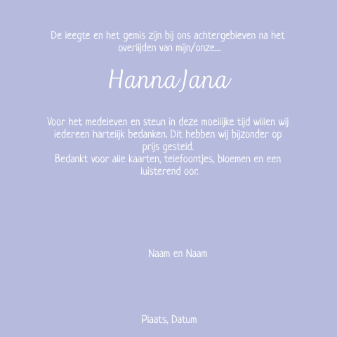 Kaart binnenkant