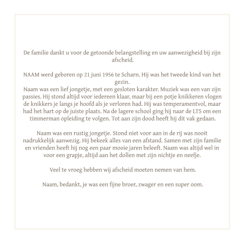 Kaart binnenkant