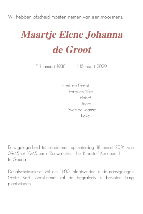 Kaart binnenkant