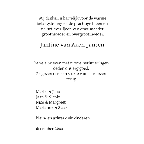 Kaart binnenkant