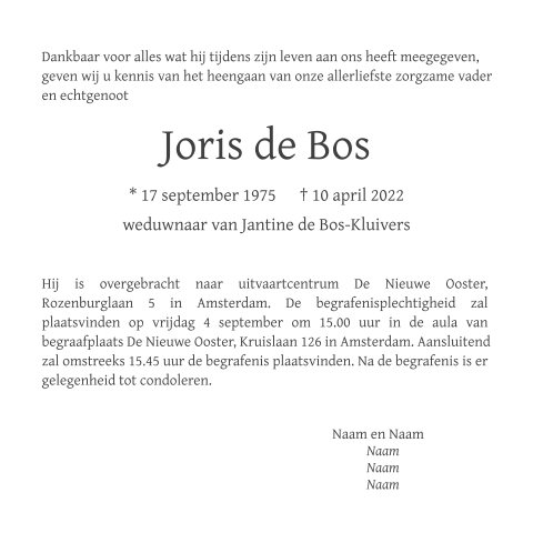 Kaart binnenkant