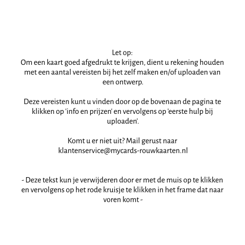 Kaart binnenkant