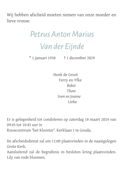 Kaart binnenkant