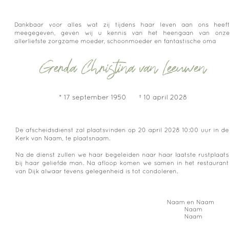 Kaart binnenkant
