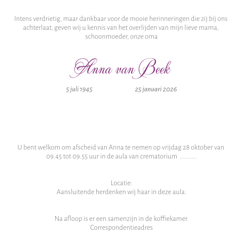 Kaart binnenkant