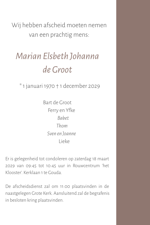Kaart binnenkant