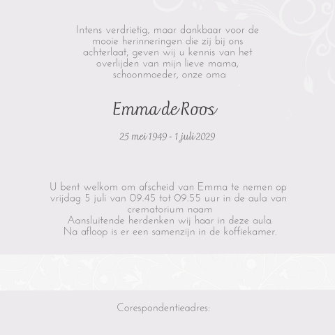 Kaart binnenkant