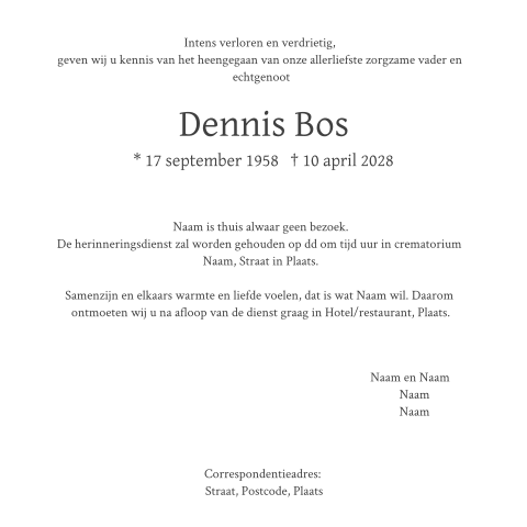 Kaart binnenkant