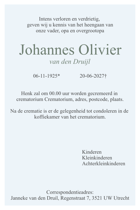 Kaart binnenkant