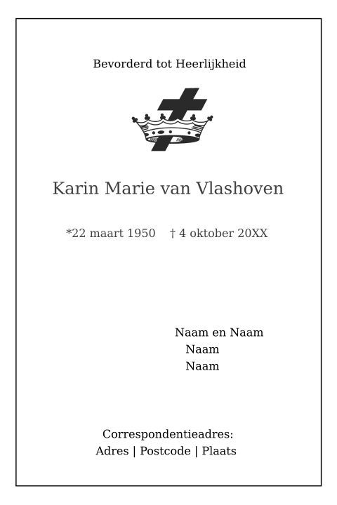 Kaart binnenkant