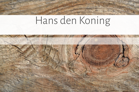 Moderne warme bedankkaart hout nerven boom
