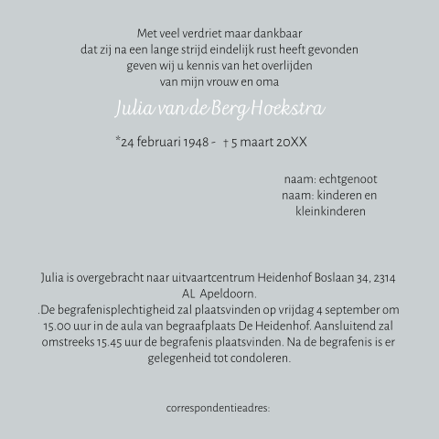 Kaart binnenkant