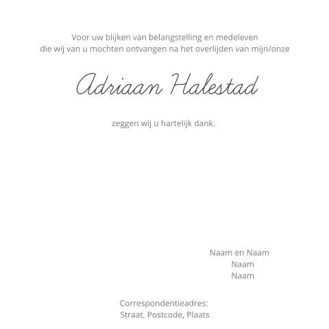 Kaart binnenkant