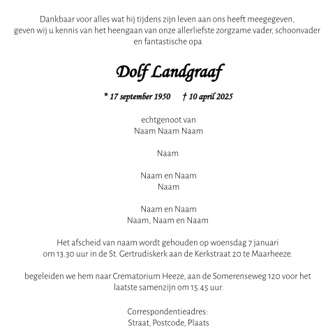 Kaart binnenkant