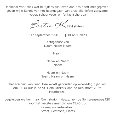 Kaart binnenkant