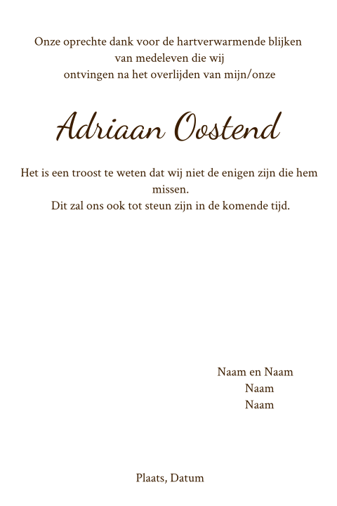 Kaart binnenkant