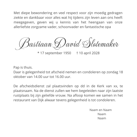 Kaart binnenkant