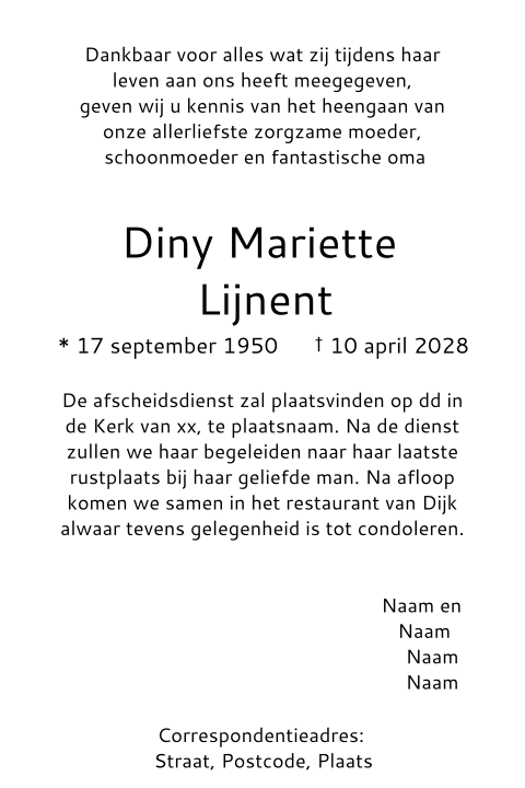 Kaart binnenkant