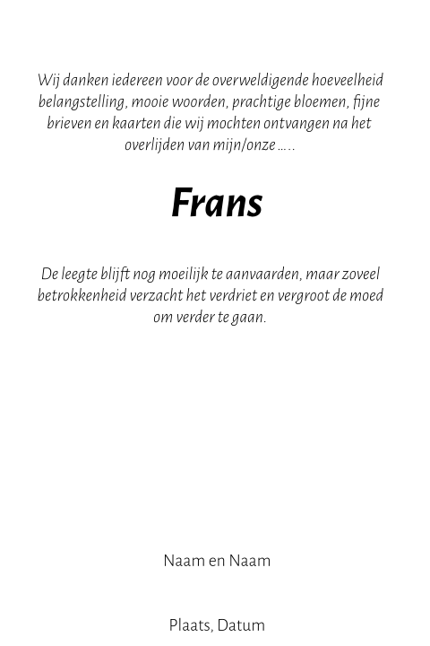 Kaart binnenkant