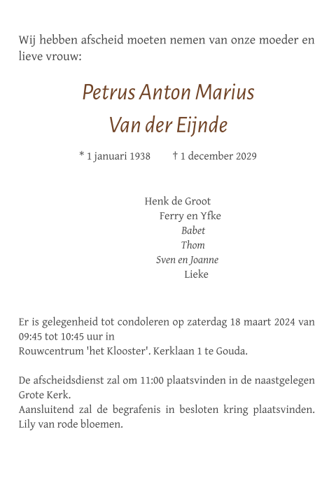 Kaart binnenkant