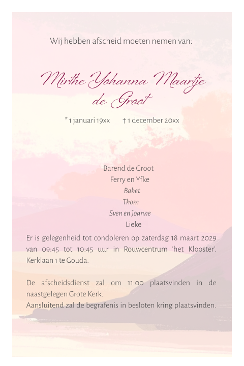 Kaart binnenkant