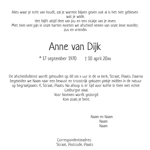 Kaart binnenkant