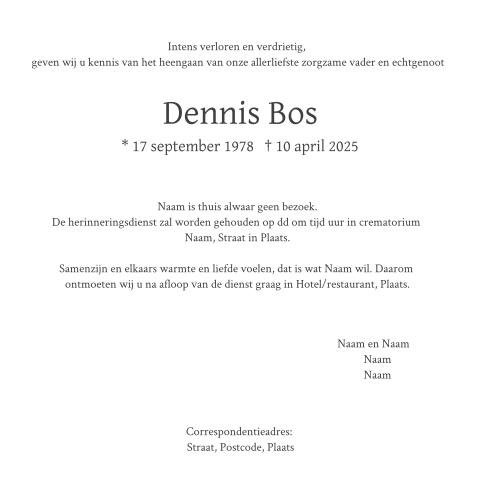 Kaart binnenkant