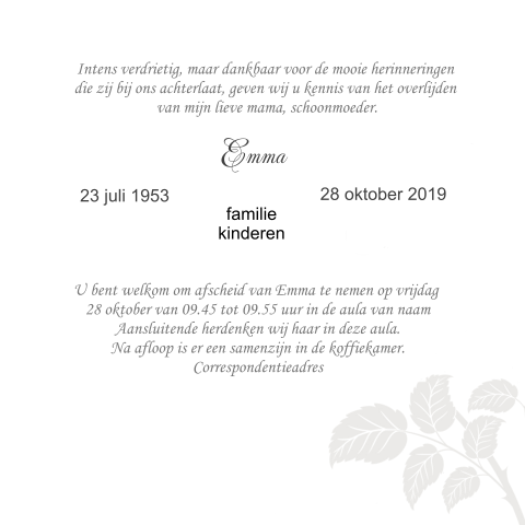Kaart binnenkant