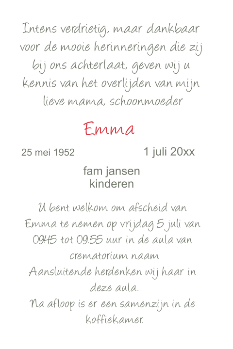 Kaart binnenkant