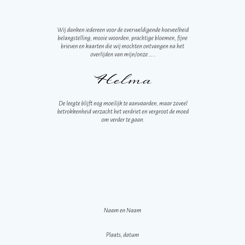 Kaart binnenkant