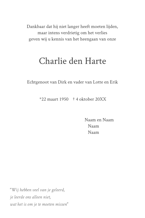 Kaart binnenkant