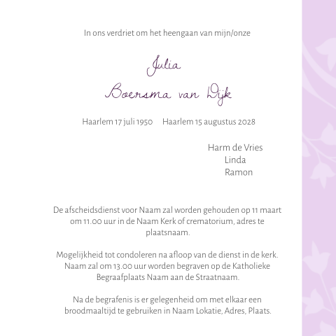 Kaart binnenkant