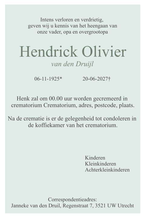 Kaart binnenkant