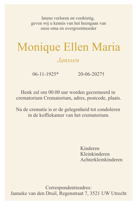 Kaart binnenkant