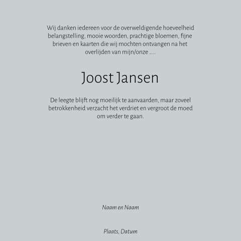 Kaart binnenkant