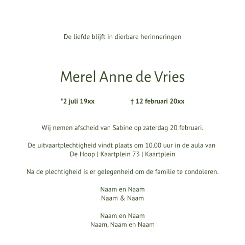 Kaart binnenkant