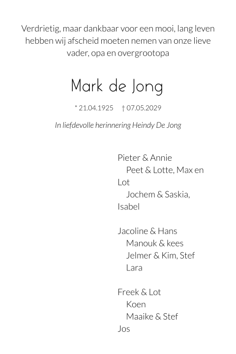 Kaart binnenkant