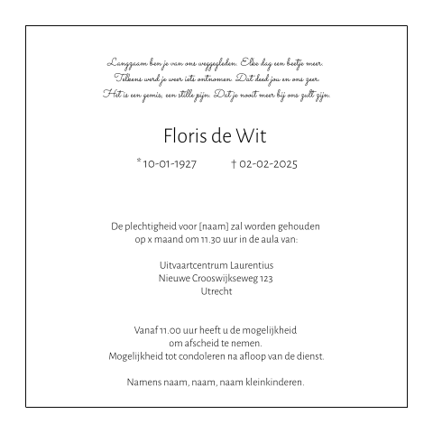 Kaart binnenkant