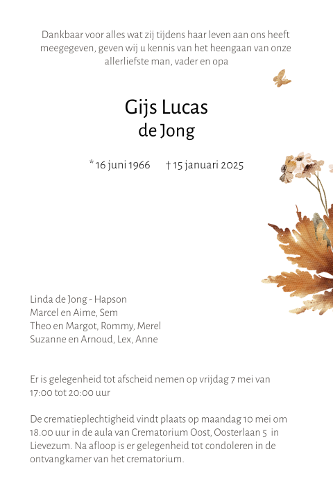 Kaart binnenkant