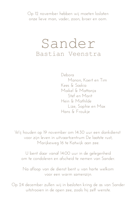 Kaart binnenkant