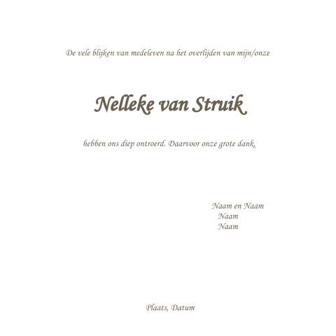 Kaart binnenkant