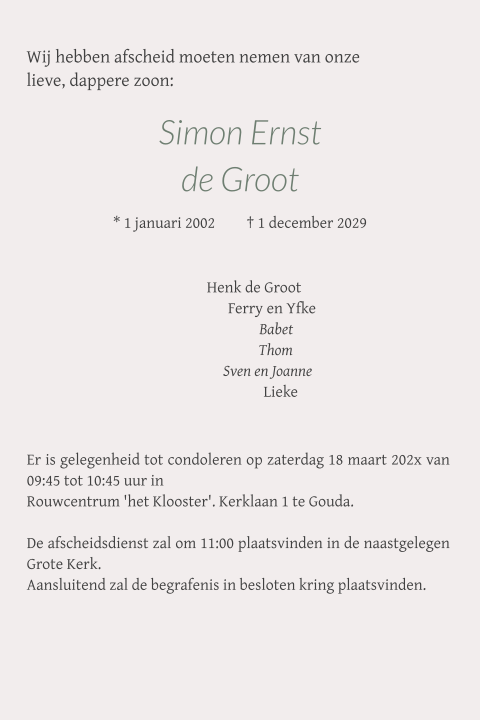 Kaart binnenkant